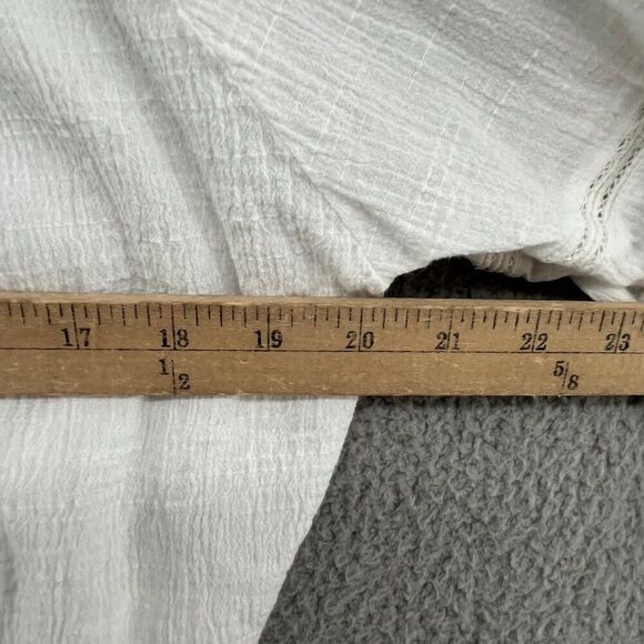 faithfull the brand blouse top tassels boho peasant resort beachy size 4 - Picture 6 of 12